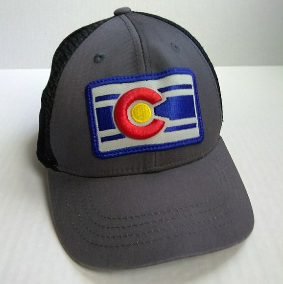 colorado Accessories - Colorado Flag Trucker Hat colorado Accessories - Colorado Flag Trucker Hat